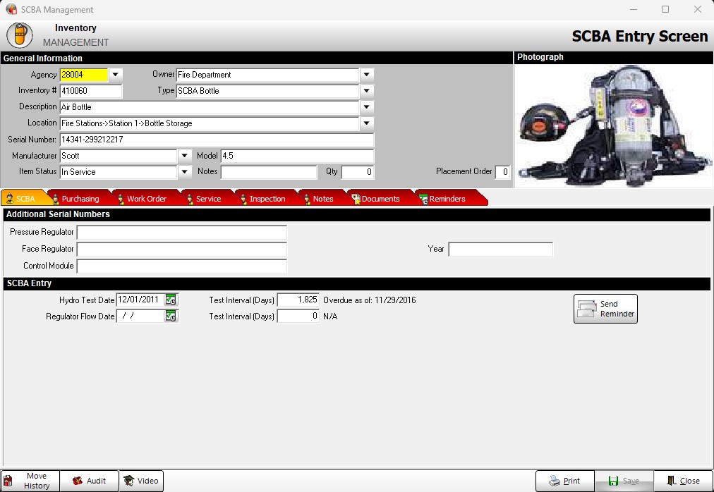 Maintenance SCBA Checks